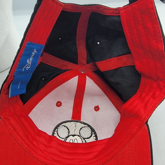 Disney Micky Mouse Adults Unisex Red Black Adjustable Streetwear Hat main image 7